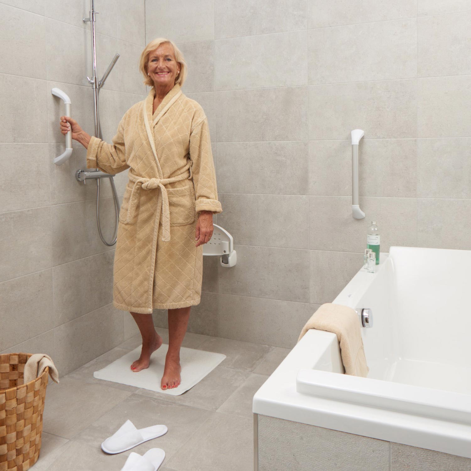 Badkamer aanpassingen om langer thuis te wonen