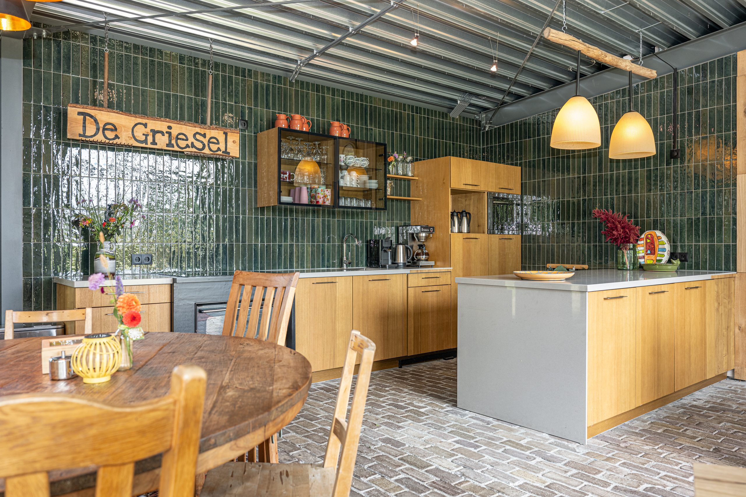 Keuken in de ontmoetingsruimte De Griesel in Bladel